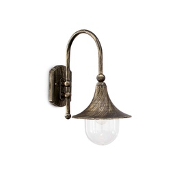[8021696024134] Lampada da parete Cima AP1 nero - L280xH460xP400mm