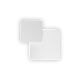 [8021696259352] Lampada da parete bianco L 250 x H 250 x P 50 mm