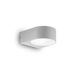 [8021696092218] Lampada da parete grigio L 170 x H 70 x P 192 mm