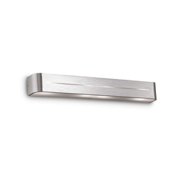 [8021696009957] Lampada da parete in alluminio - L 620 x H 80 x P 80 mm