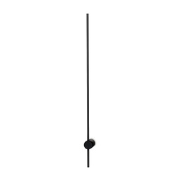 [8021696285108] Lampada da parete nero L 1240 x H 70 x P 100 mm