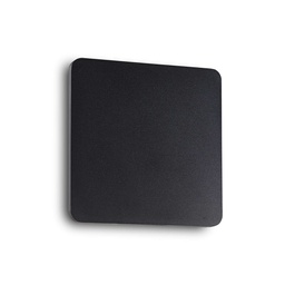[8021696195773] Lampada da parete nero L 200 x H 200 x P 50 mm