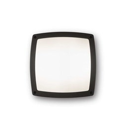 [8021696082271] Lampada da parete nero L 300 x H 85 x P 300 mm