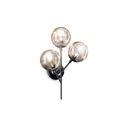 [8021696187006] Lampada da parete nero L 380 x H 470 x P 230 mm