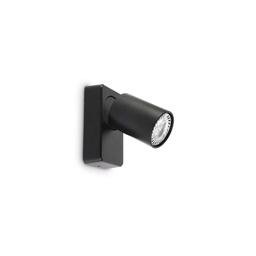 [8021696229010] Lampada da parete nero L 70 x H 130 x P min 90 - max 115 mm