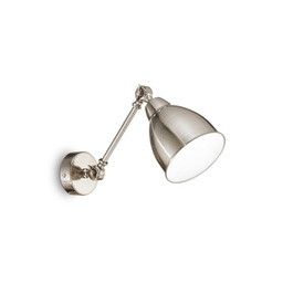[8021696016399] Lampada da parete nickel L 140 x H 230 x P 440 mm