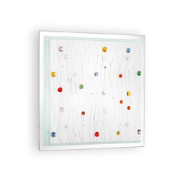 [8021696091013] Lampada da soffitto Ocean, colore PL3 - L 420 x H 420 x P 90 mm