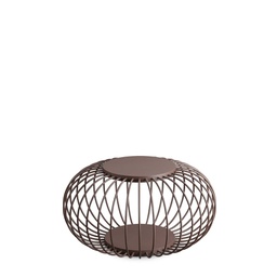 [8021696293417] Lampada da terra D740xH405 mm - colore coffee