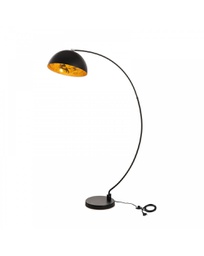 [LA/069] Lampada da terra Lucia in metallo nero STS