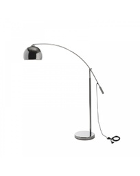 [LA/073] Lampada da terra Manhattan in metallo grigio STS
