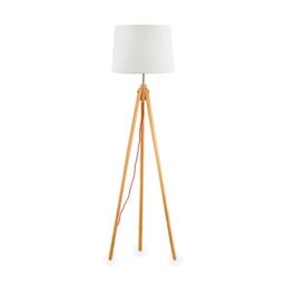 [8021696089805] Lampada da terra YORK - D 480 x H 1640 mm in legno