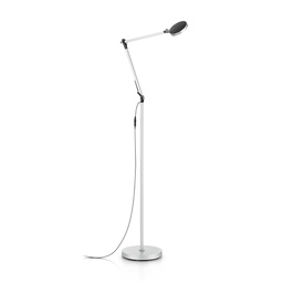 [8021696204956] Lampada da terra alluminio L 670 x H 1450 x P 250 mm