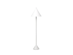 [LA/110/BI] Lampada da terra in metallo bianco D40xD40x156h cm