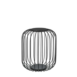 [8021696293394] Lampada da terra nero D 550 x H 650 mm