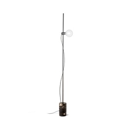 [8021696295213] Lampada da terra nero L 130 x H 1805 mm