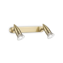 [8021696287829] Lampada parete ALFA Ottone L290xH110xP110mm