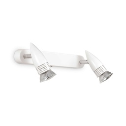 [8021696122717] Lampada parete Alfa AP2 bianco L290xH110xP110mm