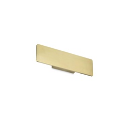 [8021696282121] Lampada parete Zig Zag, L290xH90xP50mm, Ottone, 3000K