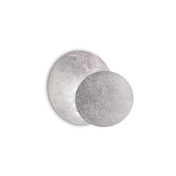 [8021696238951] Lampada parete argento 180x70mm