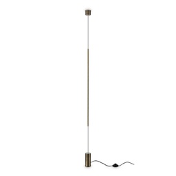 [8021696301075] Lampada parete filo ottone D60xP7040mm