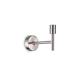 [8021696259796] Lampada parete nickel L85xH160xP190mm