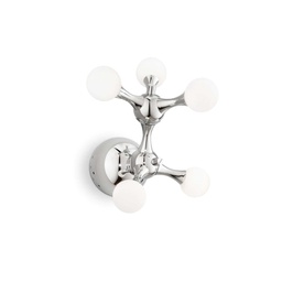 [8021696022277] Lampada parete nodi bianco L240xH290xP300mm