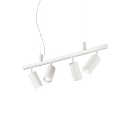 [8021696231372] Lampada sospensione Dynamite SP4 bianco - L760xH355-2105xP55mm