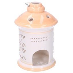 [V5862820000] Lanterna ceramica arancione tondo cmø11