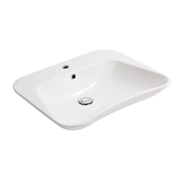 [DFLEX-152-S100] Lavabo ergonomico monoforo Evolution 62 cm