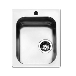 [DFLEX-140-1804] Lavello Incasso In Acciaio Spazzolato 42X50 Cm