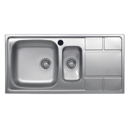 [FZ94161] Lavello SAXT332 100x50 cm 2 vasche destro