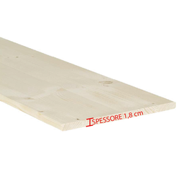 [2001361] Legno lamellare di Abete Spessore 1,8 cm x P 50 cm x L 200 cm