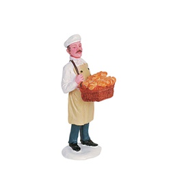 [19624239] Lemax Bread Delivery - Consegna Di Pane Gioco invernale decorazione per villaggio Natale