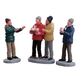 [19624262] Lemax Cider Service Set Of 3 - Servizio Di Sidro Set Di 3 pz Gioco invernale decorazione per villaggio Natale