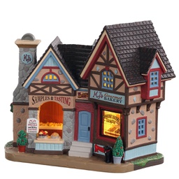 [1998850] Lemax Mj'S Gourmet Bakery - Pasticceria Gourmet Di Mj Gioco invernale decorazione per villaggio Natale