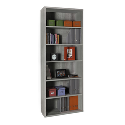 [CAP93067] Libreria Cm.35,7 x 81,6 x 217h Cemento