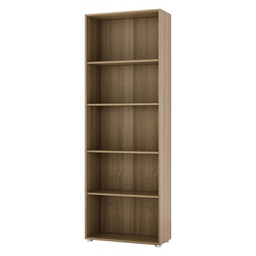 [DFL7950122] Libreria Linea 'Ilio' 5 Rip. - Cm.30 X 70 X H.197 Rovere