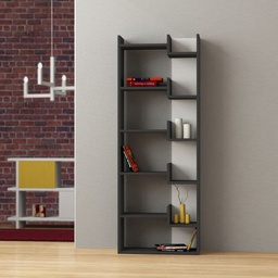 [FZ96971] Libreria Oppa antracite bianco 60x162