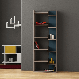 [EFFEZ96972] Libreria Oppa tortora turchese 60x162 EFFEZ