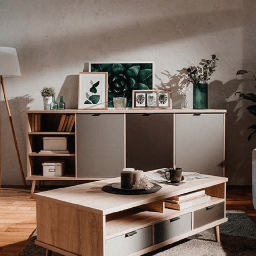 [EFFEZ98920] Madia Epik 56 rovere antracite grigio 3 ante vano a giorno EFFEZ