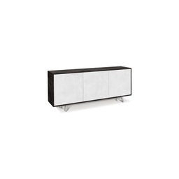 [A7073ONOSK] Madia tre ante Nero Bianco Ossido 177x41x h74 cm