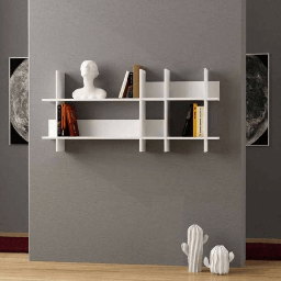 [EFFEZ99368] Mensola Beads bianco 150x22x70h EFFEZ