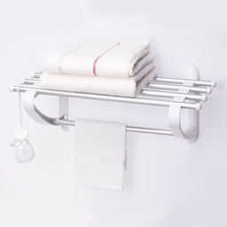 [FZ100542] Mensola da bagno in alluminio bianco Dimensione 50 x 29.5 x 20 cm