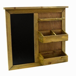 [V5917700000] Mensola legno c/lavagna 3 piani cm 51x11h47