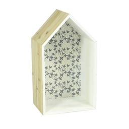 [V3200920000] Mensola legno lucia casetta cm 20x35x15