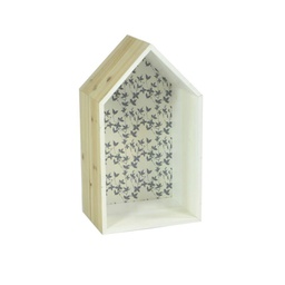 [V3200930000] Mensola legno lucia casetta cm 25x37x15