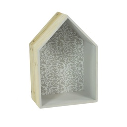 [V3201010000] Mensola legno rebecca casetta cm 20x35x15