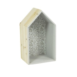 [V3201020000] Mensola legno rebecca casetta cm 25x37x15