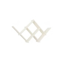 [618 BF] Mensola libreria fantastic da parete 6 ripiani bianco frassinato 21x70 cm