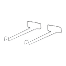 [1936268] Metaltex - Set 2 binari sottoripiano per calici 41 cm